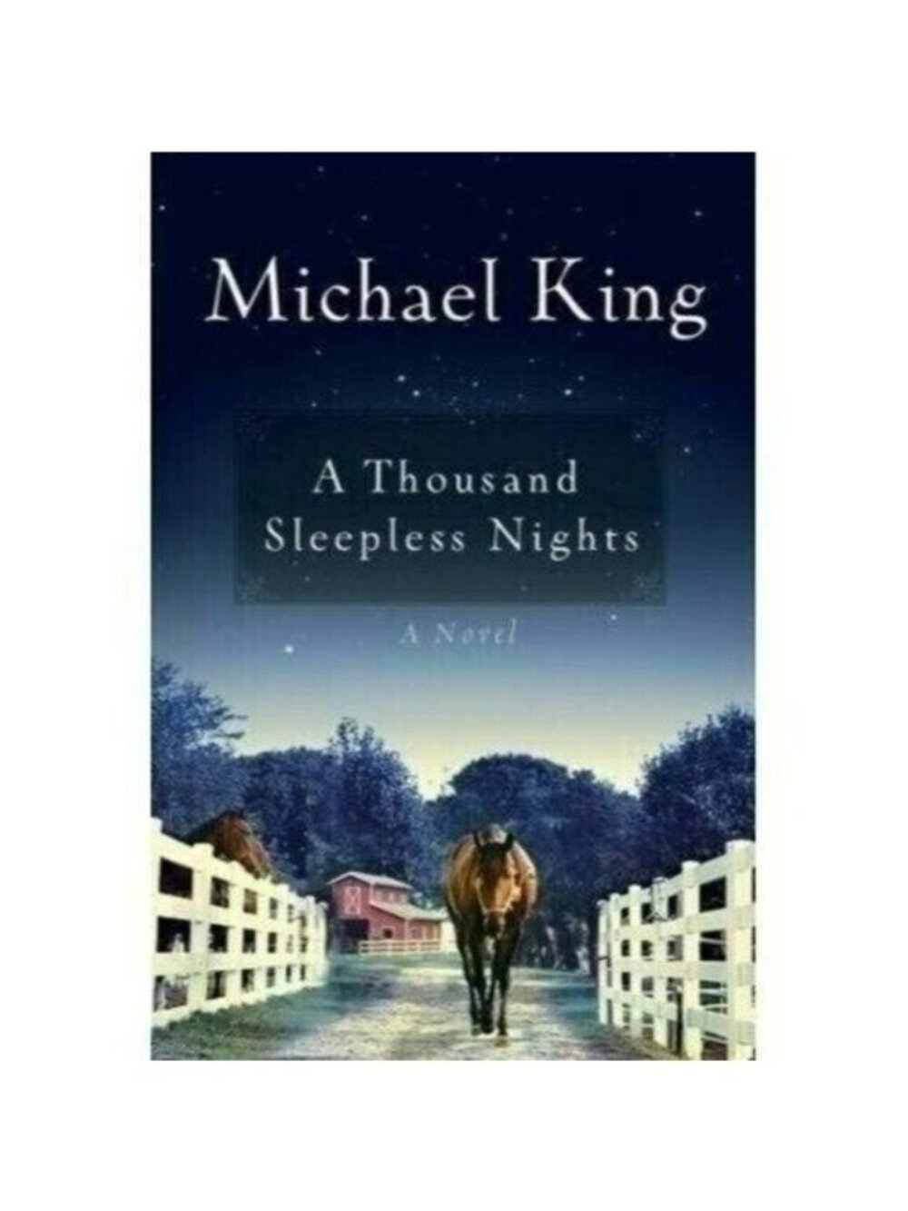 A Thousand Sleepless Nights Novel Paperback BOOK By Michael King 2012